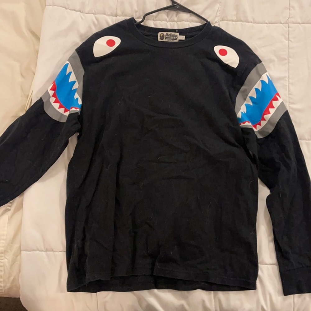 Bape Shark long sleeve tee